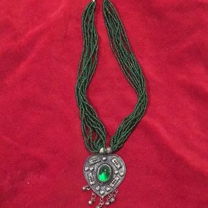 Green necklace very old